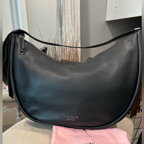 NWT KATE SPADE SMILE Large Shoulder Bag in Black!! Never used!! - Picture 5 of 15